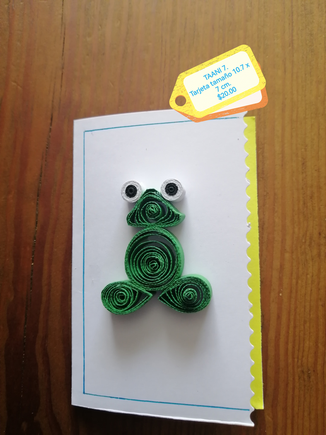 Tarjeta de animalito